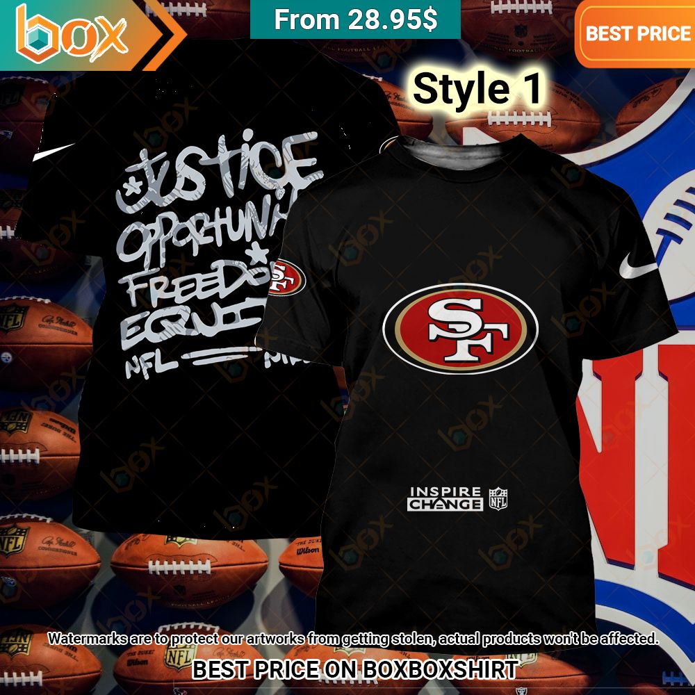 San Francisco 49ers NFL Inspire Change Shirt, Hoodie Pic of the century