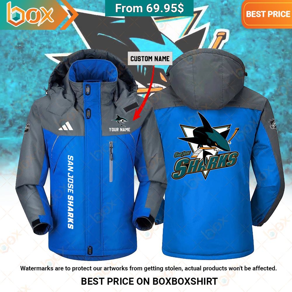 San Jose Sharks Custom NHL Interchange Jacket You guys complement each other