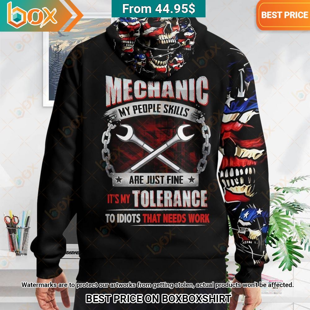 skull mechanic my people skills are just fine its my tolerance to idiots that needs work hoodie 2 823.jpg