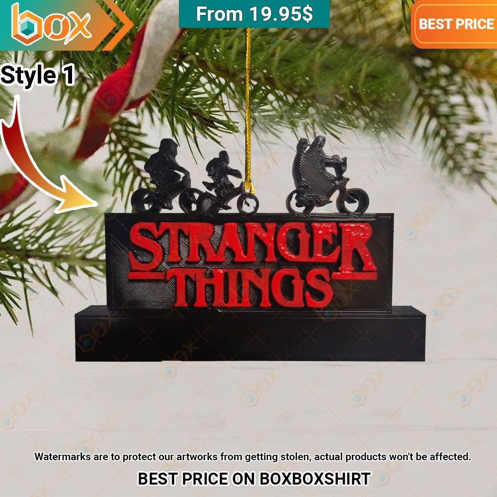 Stranger Things Christmas Ornament Have you joined a gymnasium?