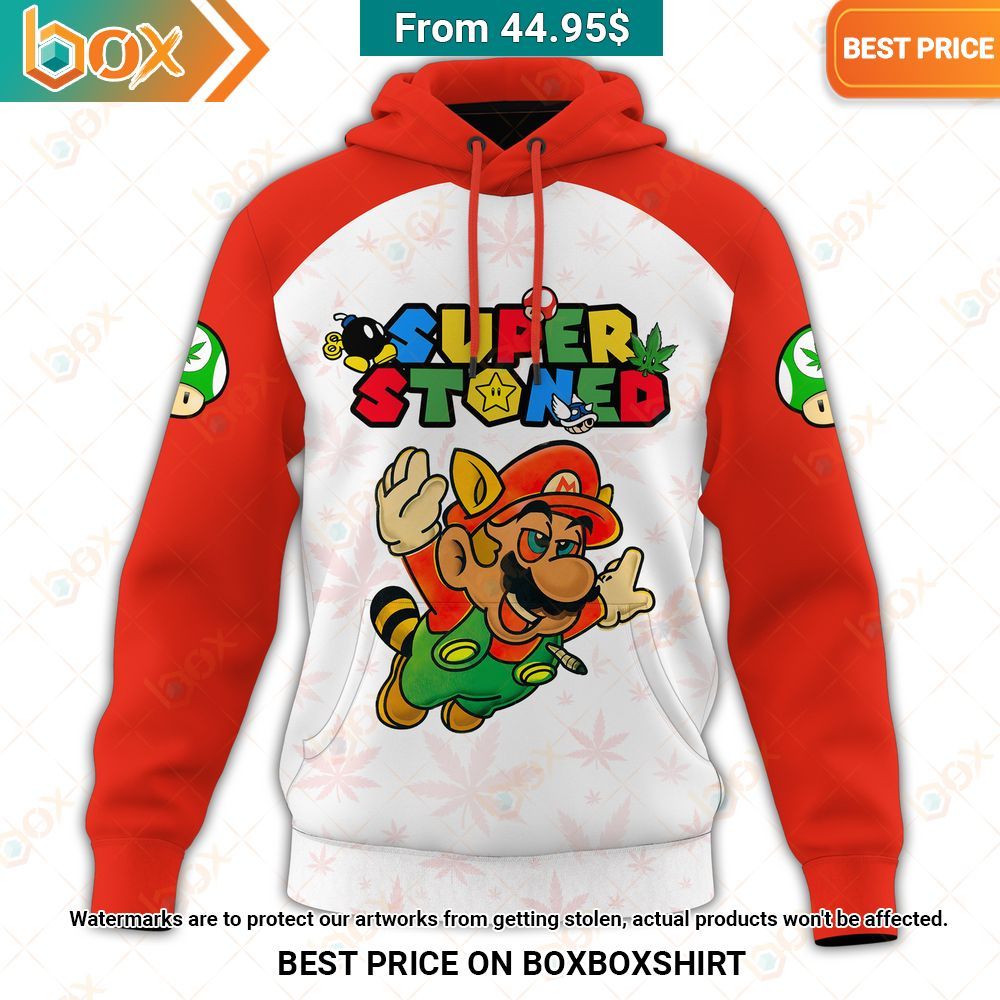 Super Mario Level 420 Completed Weed Hoodie You tried editing this time?