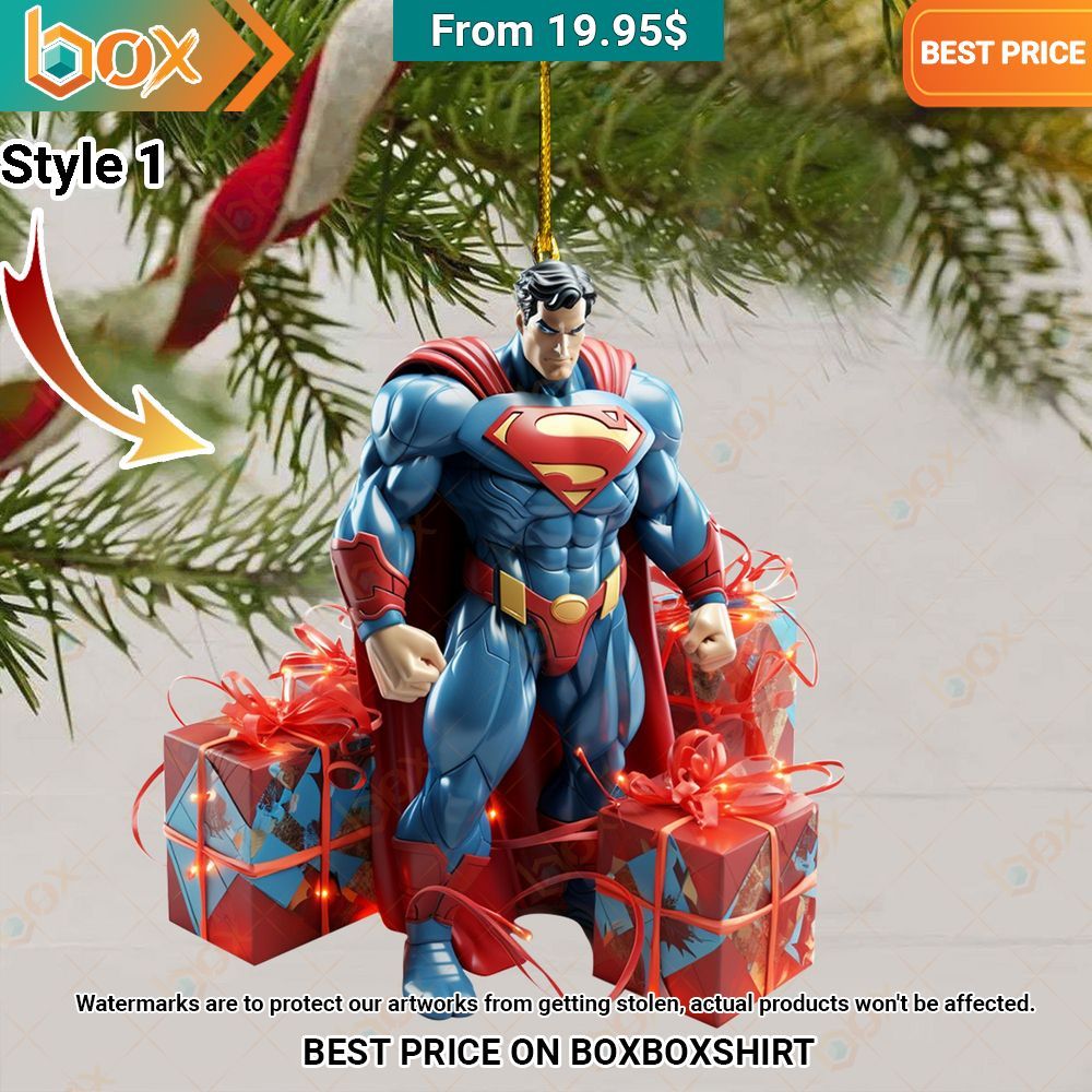Superman Christmas Ornament Best click of yours
