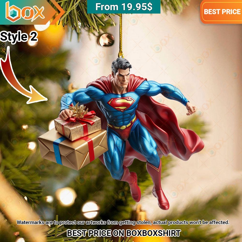 Superman Christmas Ornament Have you joined a gymnasium?