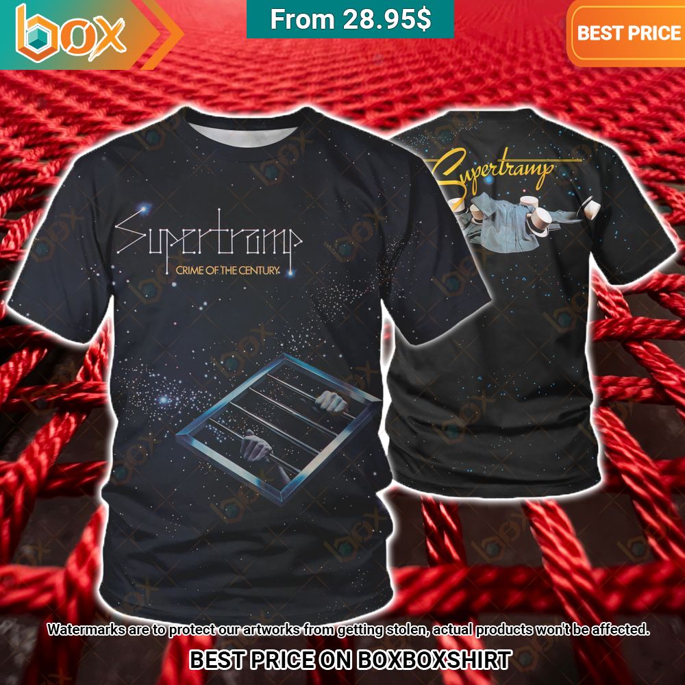 Supertramp Crime of the Century Album Cover Shirt You look fresh in nature