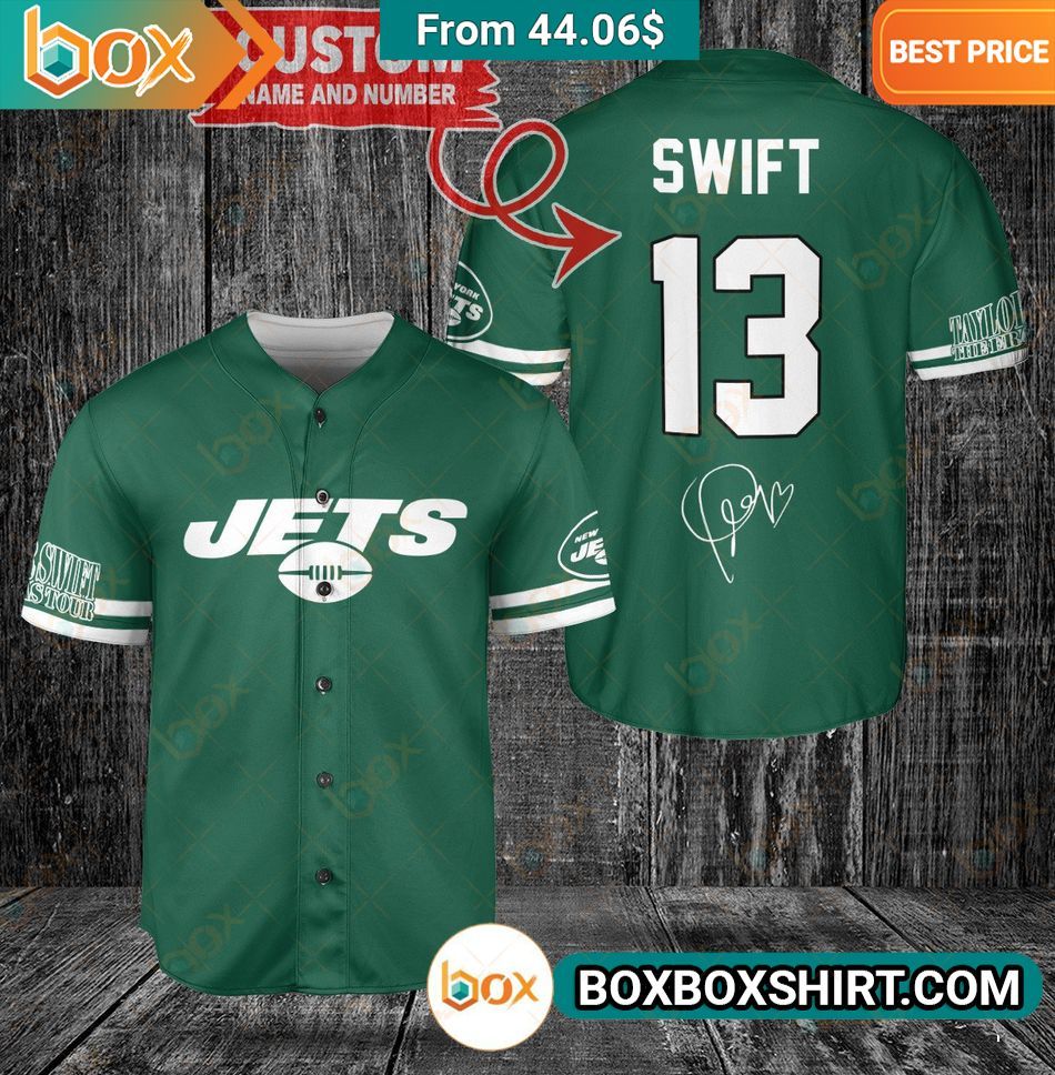 Taylor Swift The Era Tour New York Jets Baseball Jersey You look lazy