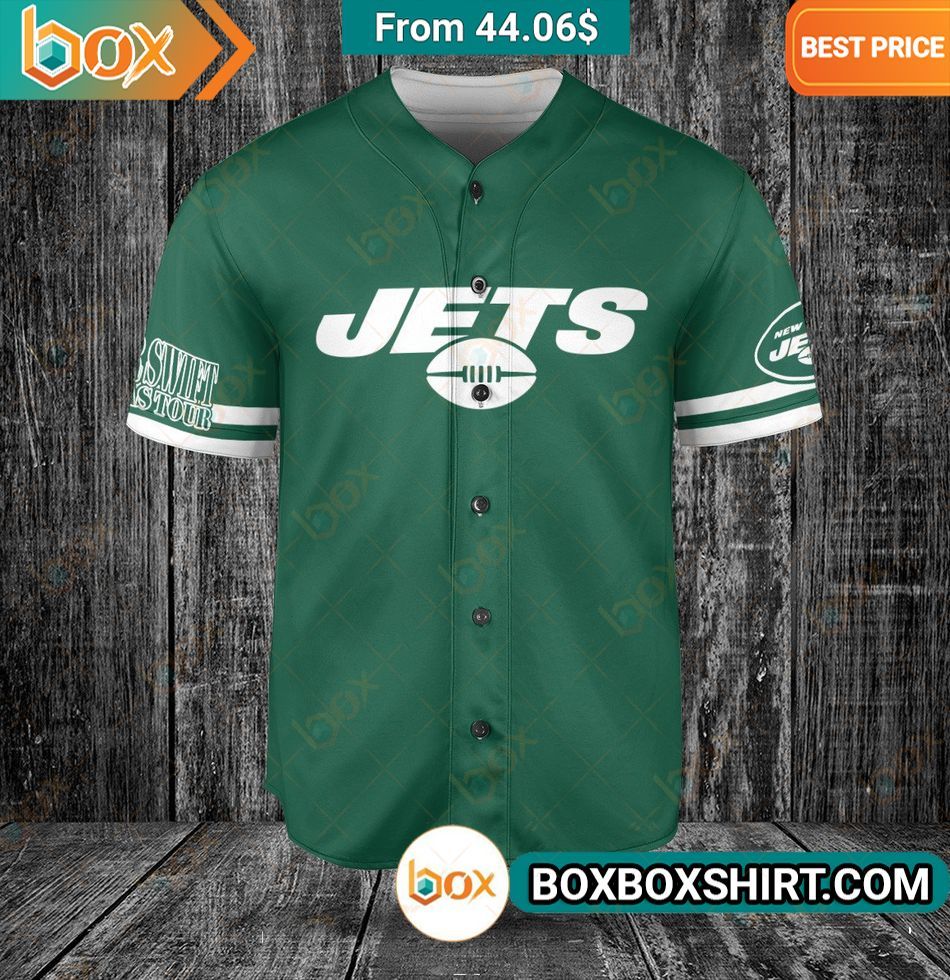 Taylor Swift The Era Tour New York Jets Baseball Jersey Best couple on earth