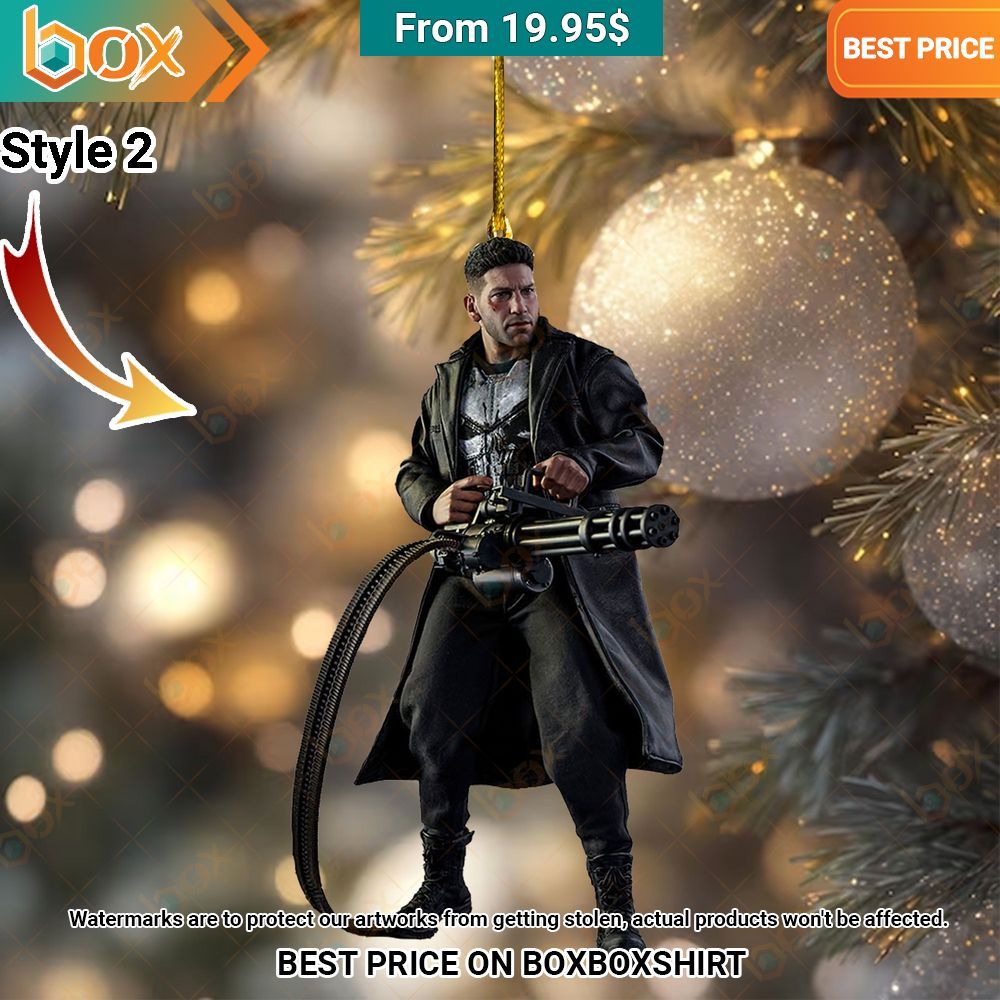 The Punisher Movie Christmas Ornament Natural and awesome