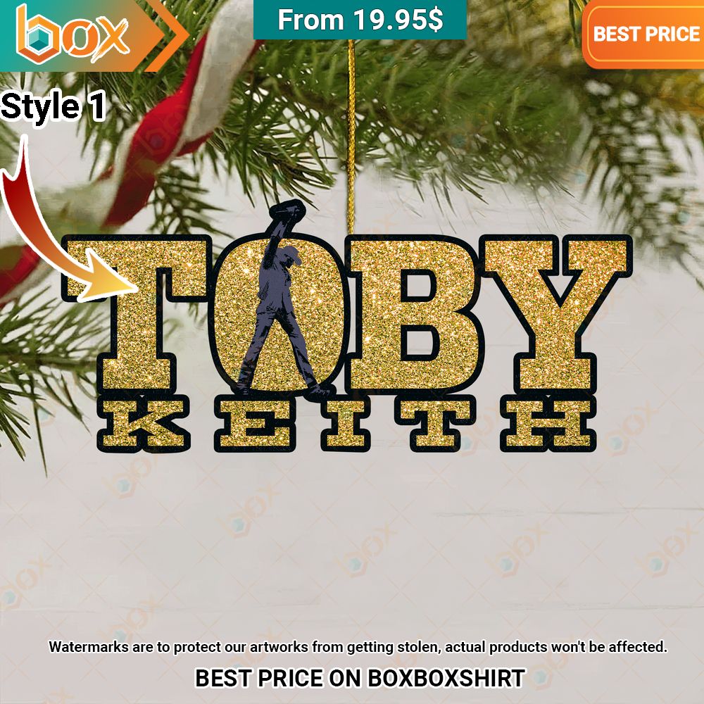Toby Keith Christmas Ornament You tried editing this time?
