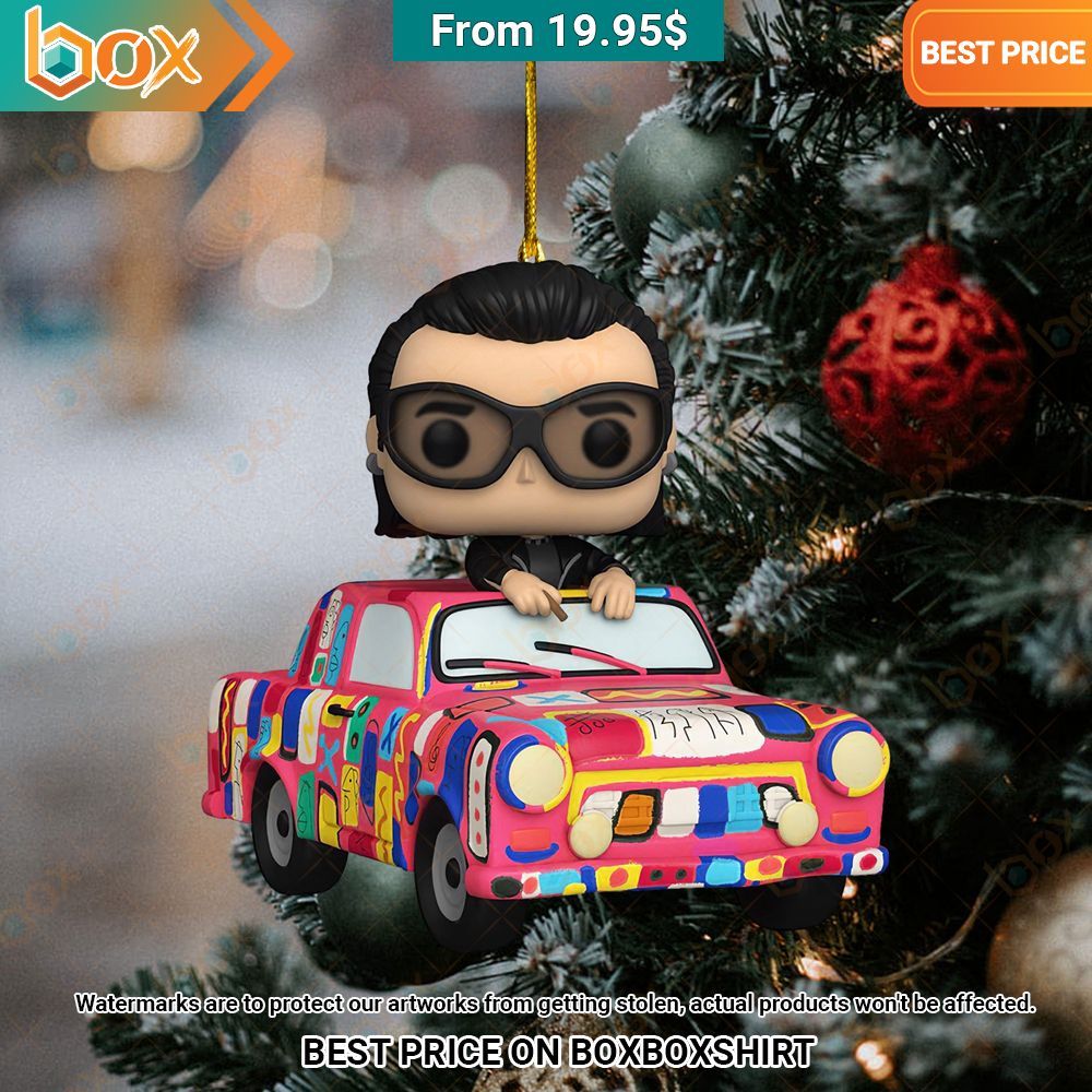 U2 Bono Rides Super Deluxe Christmas Ornament Stand easy bro