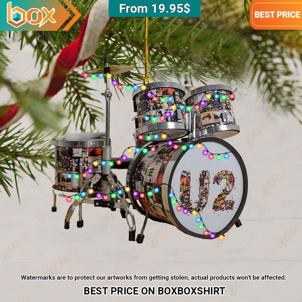 U2 Drum Christmas Ornament Rocking picture