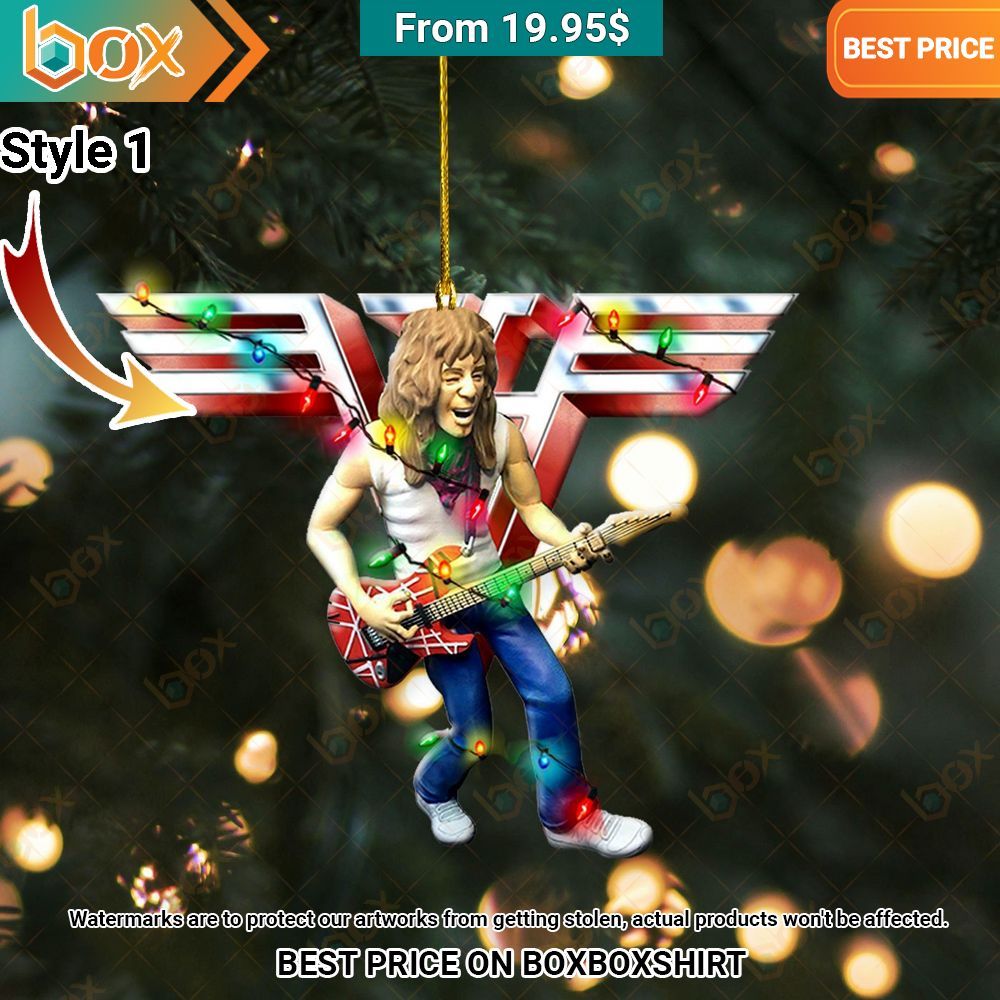 Van Halen Christmas Ornament Oh! You make me reminded of college days