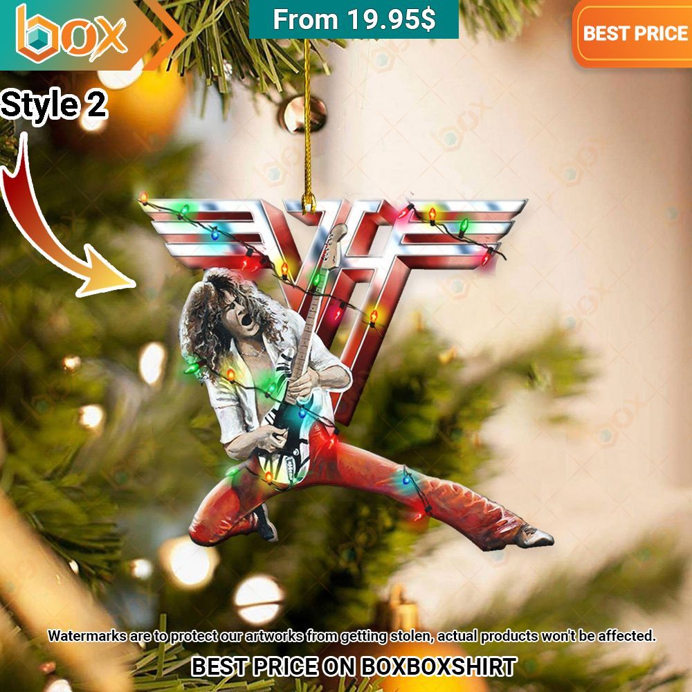 Van Halen Christmas Ornament Long time