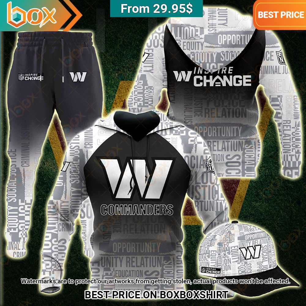 Washington Commanders Inspire Change Hoodie You guys complement each other