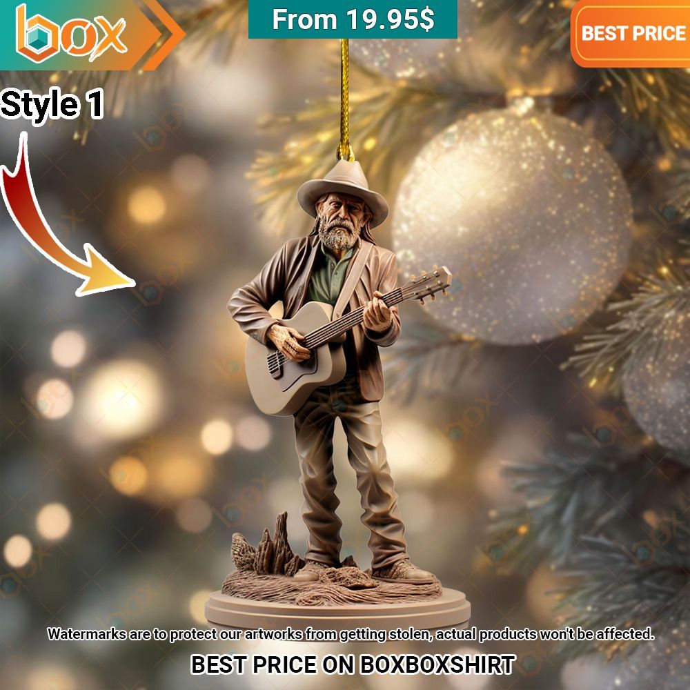 Willie Nelson Christmas Ornament Rejuvenating picture