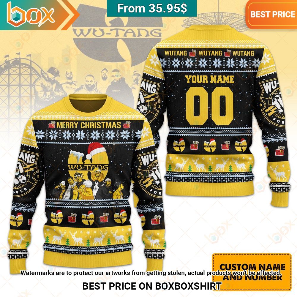 Wu Tang Clan Merry Christmas Custom Sweater Amazing Pic