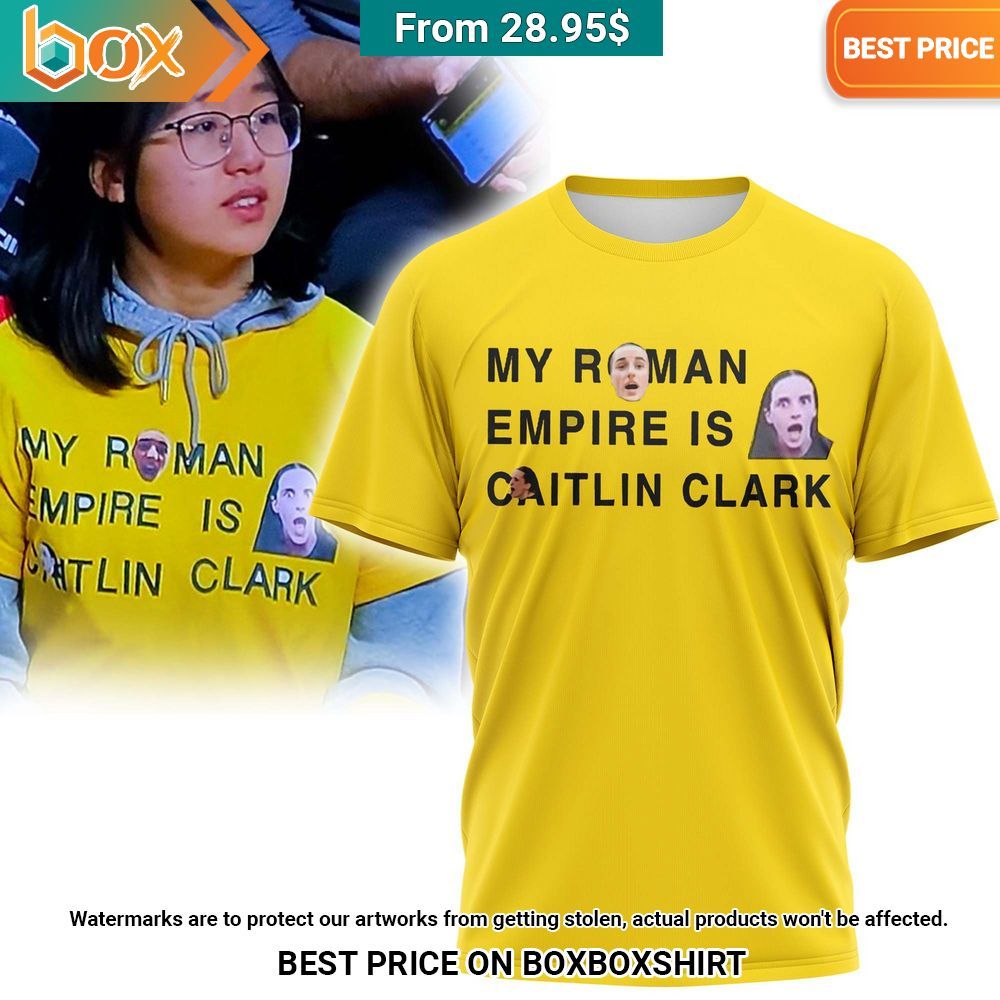 Caitlin Clark My Roman Empire Is Caitlin Clark Fan Shirt Unique and sober