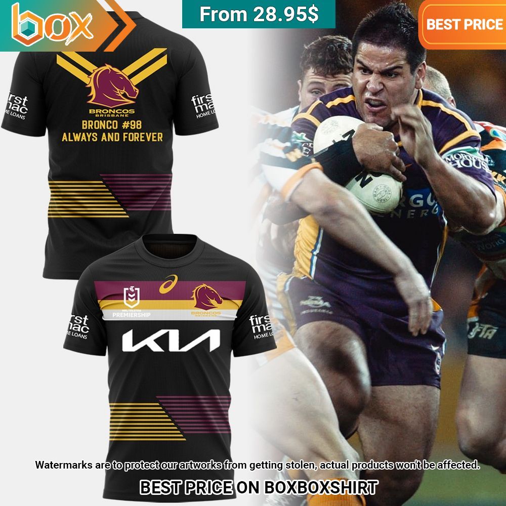 Carl Webb Brisbane Broncos 98 Always and Forever Shirt Great, I liked it