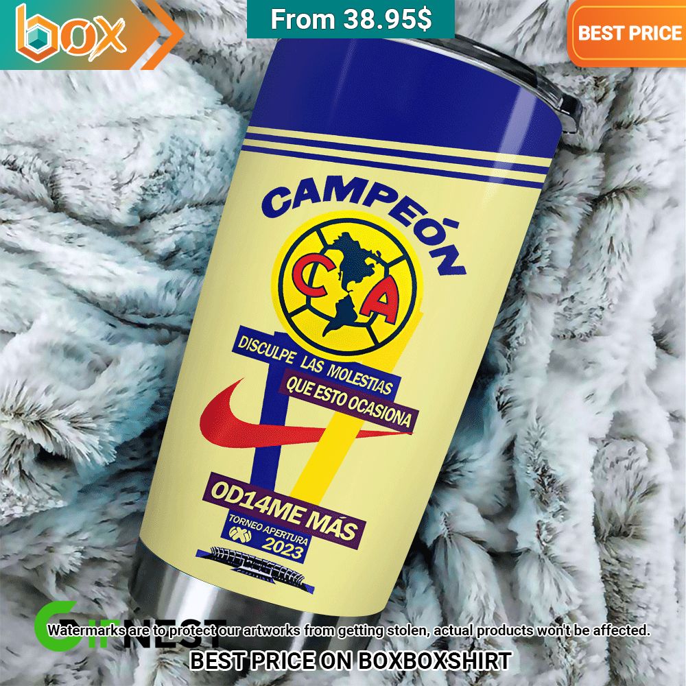 Club América Campeón 2023 Tumbler Bless this holy soul, looking so cute