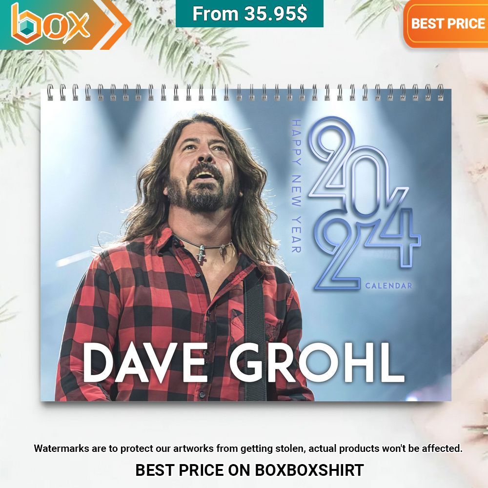 Dave Grohl Wall Hanging Calendar Speechless