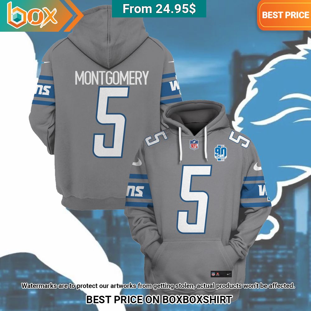 David Montgomery Detroit Lions Personalized Hoodie, Shirt You look too weak