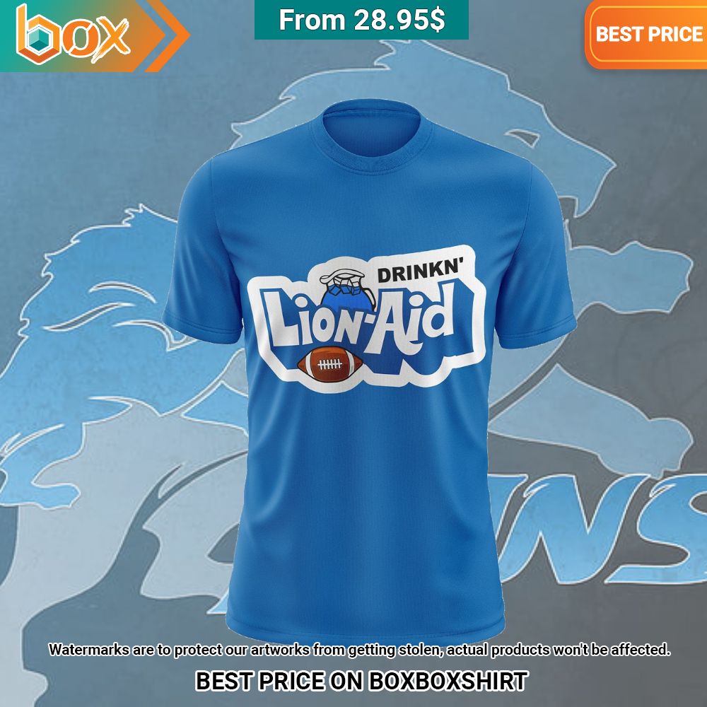 Detroit Lions Kool Aid Drinkn' Shirt, Hoodie Royal Pic of yours