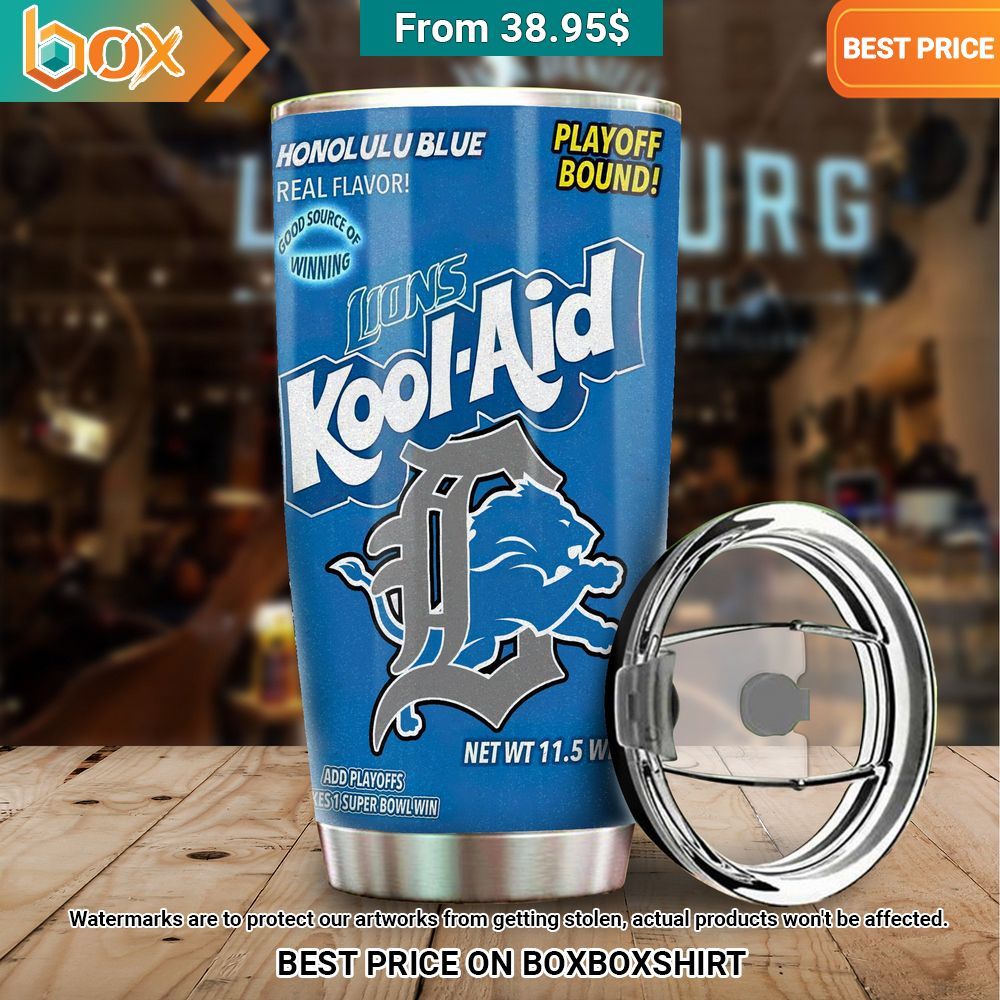 Detroit Lions Kool Aid Tumbler You tried editing this time?