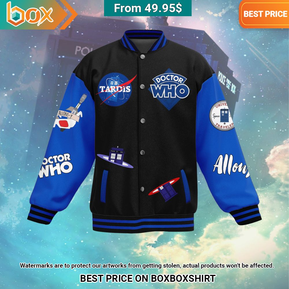 Doctor Who Baseball Jacket Nice elegant click