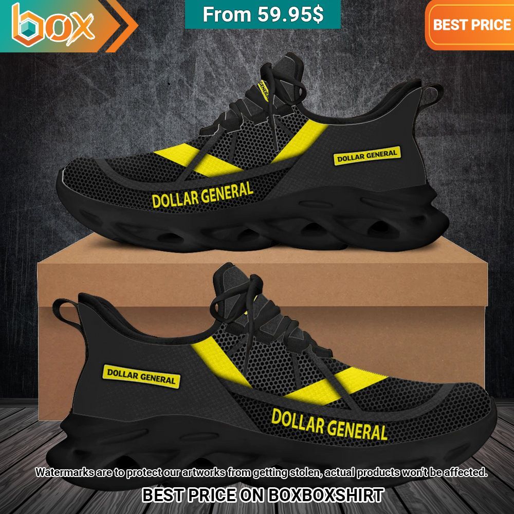 Dollar General Black Clunky Max Soul Shoes