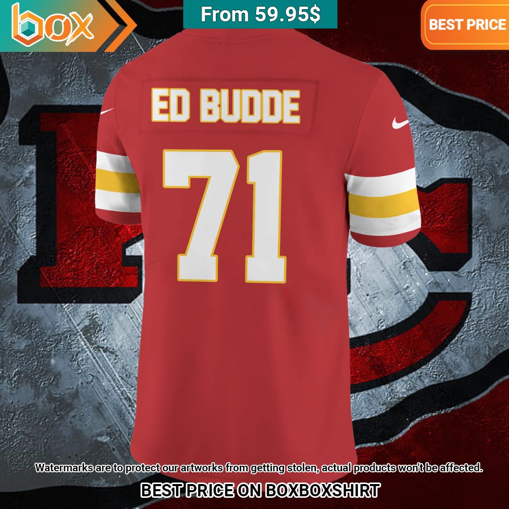 Ed Budde Kansas City Chiefs Football Jersey