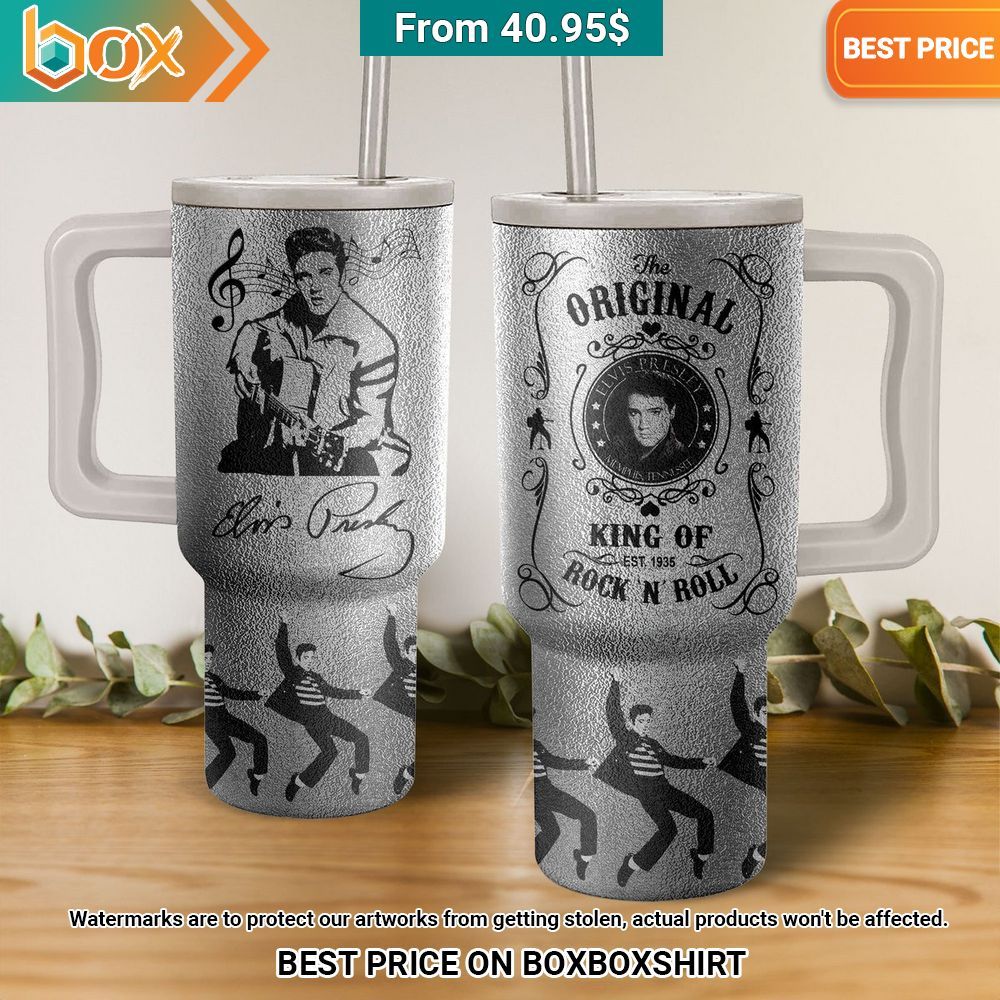 Elvis Presley The Original King Of Rock 'n' Roll Tumbler Good look mam