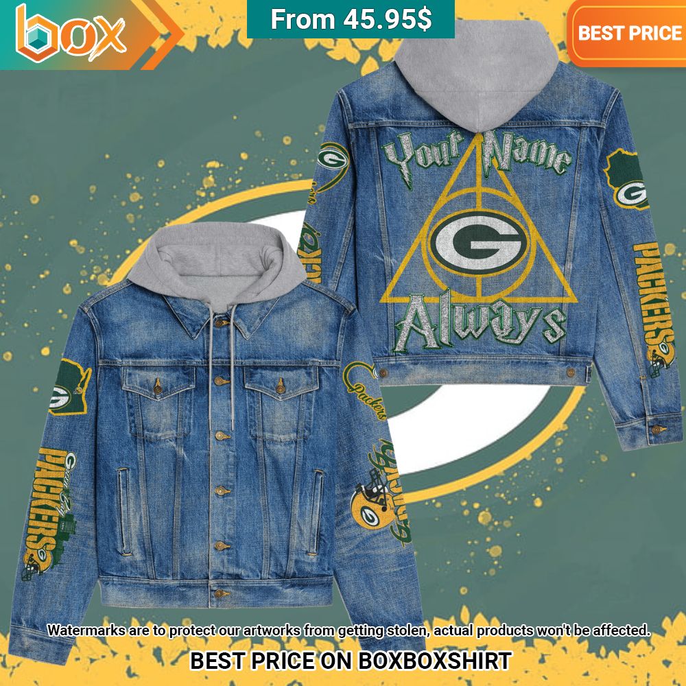 Green Bay Packers Always Custom Denim Jacket