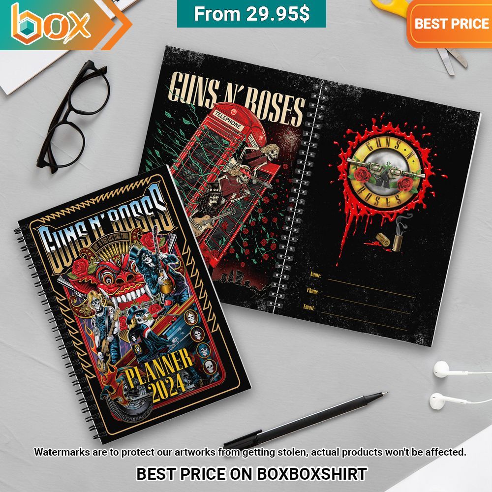 Guns N' Roses Notebook Planner Loving, dare I say?