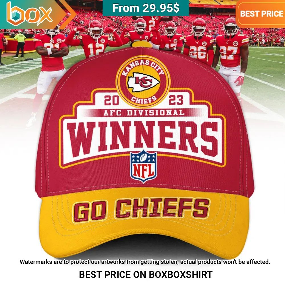 Kansas City Chiefs 2024 AFC Divisional Winners Go Chiefs Cap Amazing Pic