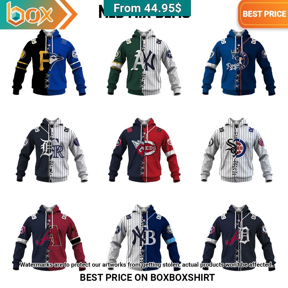 Mix 2 MLB Teams Custom Hoodies This is your best picture man