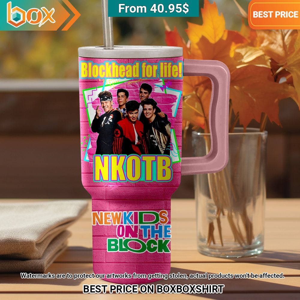 New Kids on the Block Blockhead for Life Tumbler Rocking picture