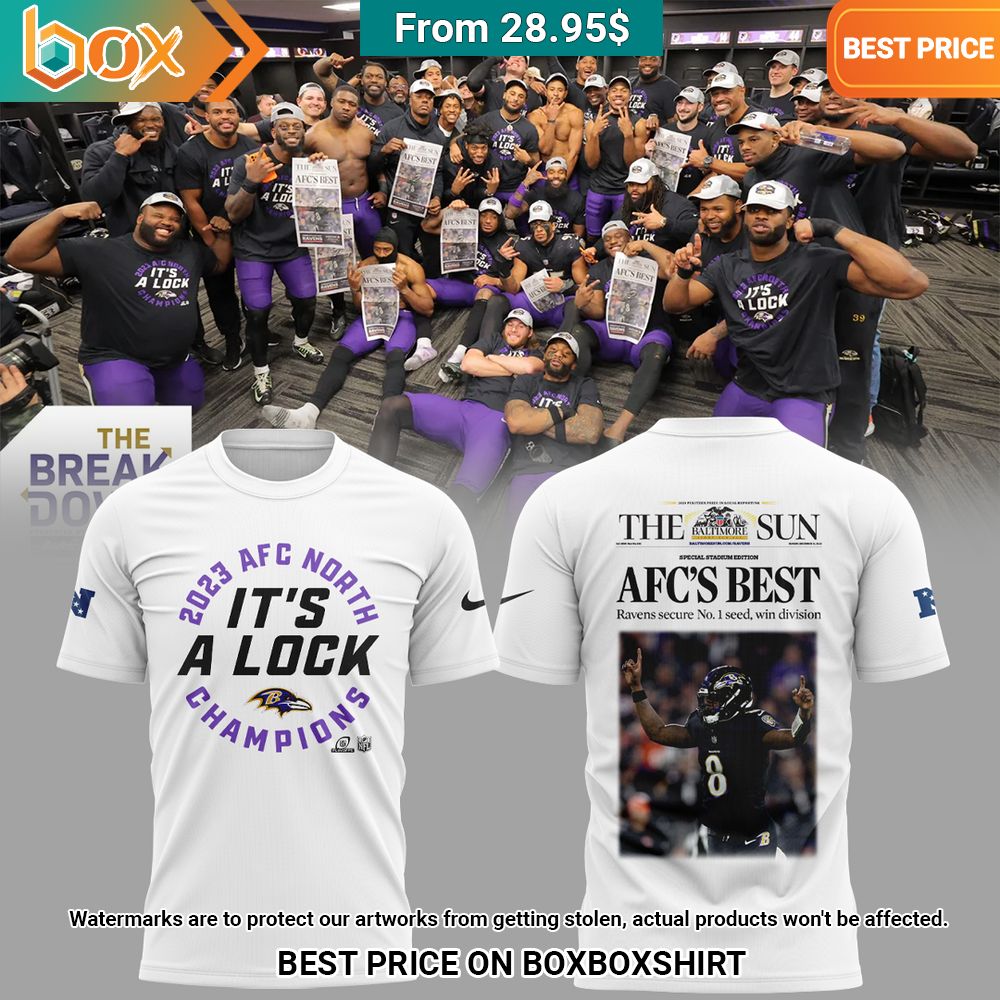 NFL Baltimore Ravens 2023 AFC North Champions T shirt, Pants Stand easy bro