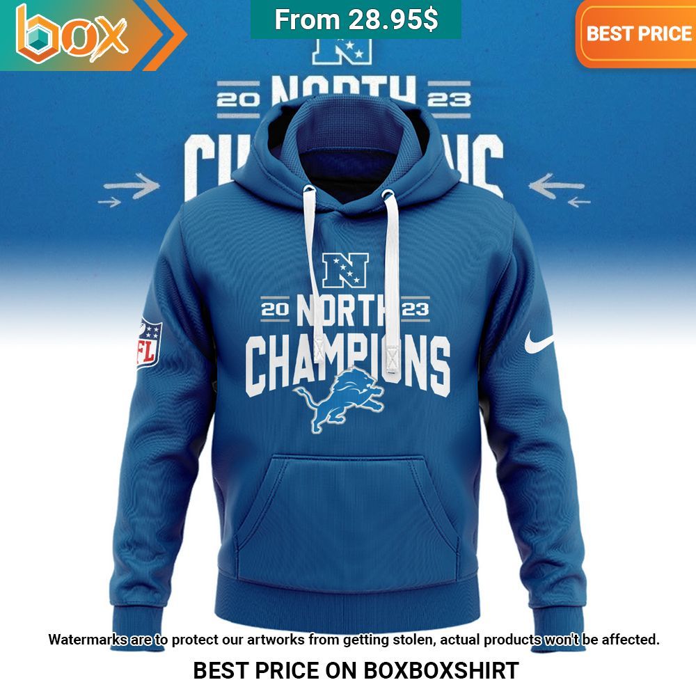 NFL Detroit Lions North Champions 2023 Hoodie, Shirt You look lazy