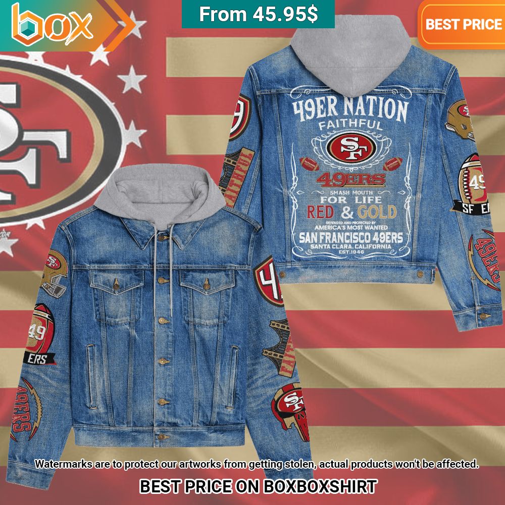 san francisco 49ers faithful smash mouth for life red and gold hooded denim jacket 1 352.jpg