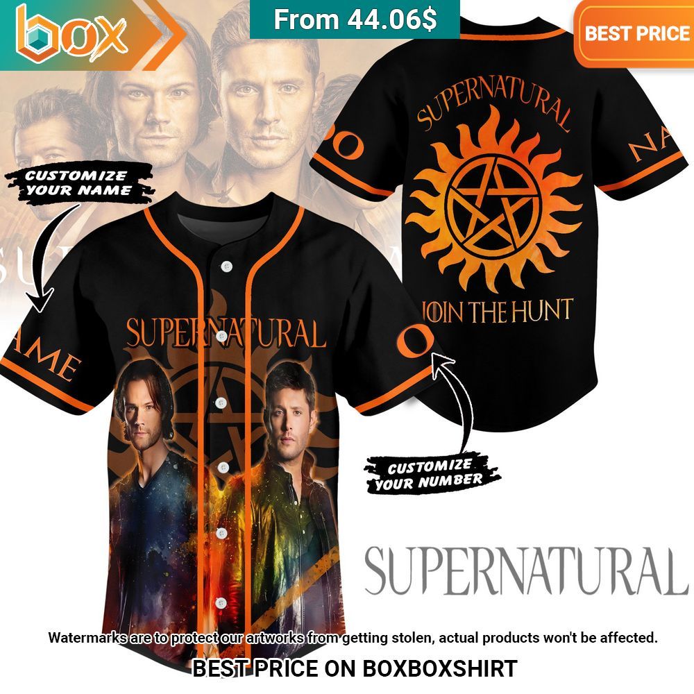 Supernatural Join The Hunt Custom Baseball Jersey Out of the world