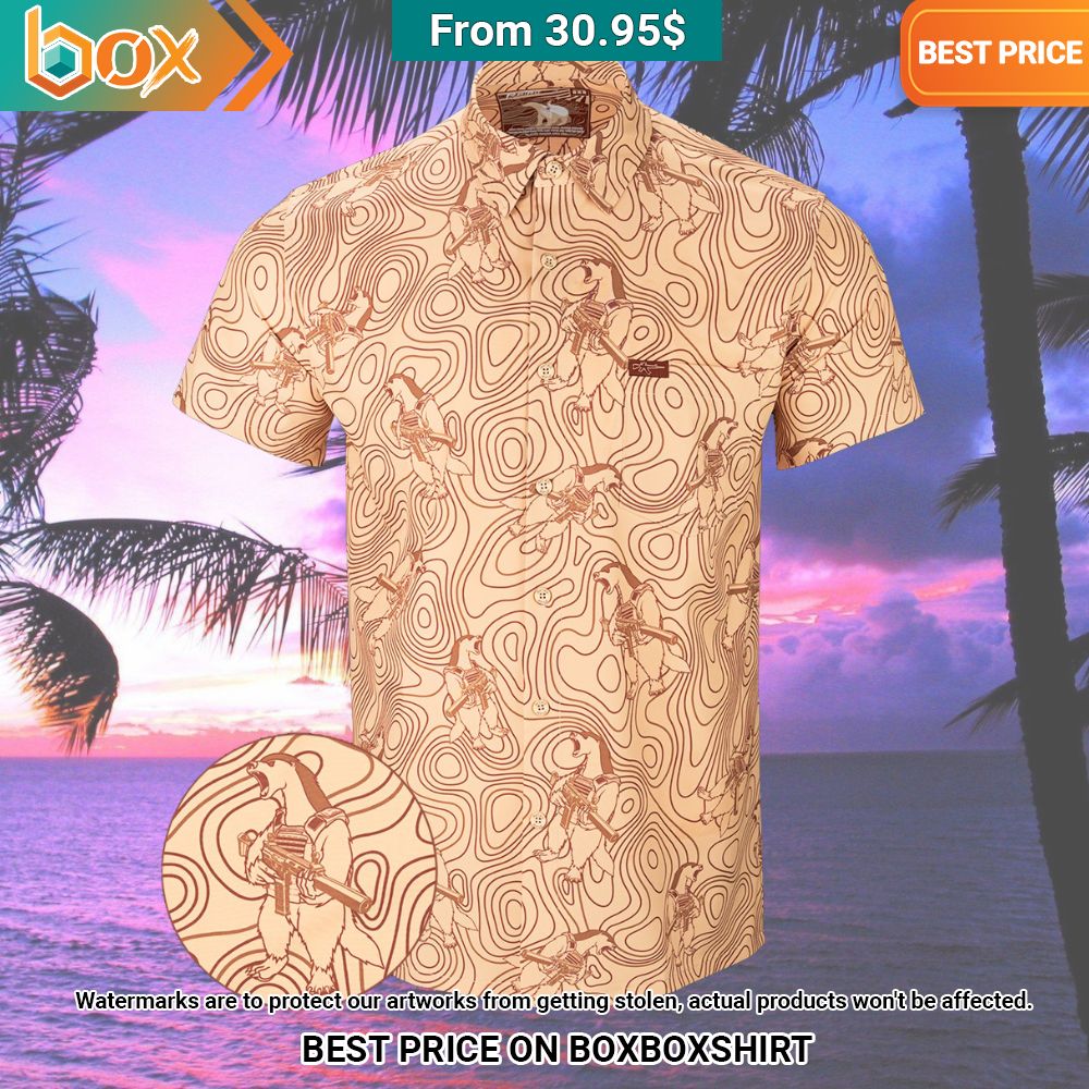 The Hunter Pattern Hawaiian Shirt You look cheerful dear