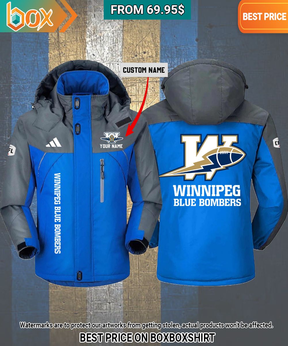 Winnipeg Blue Bombers 2024 CFL season Custom Interchange Jacket Stunning