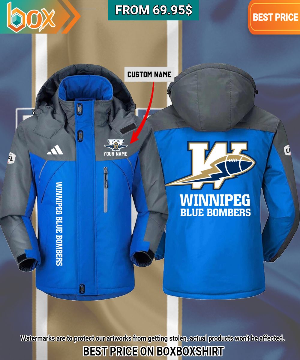 Winnipeg Blue Bombers 2024 CFL season Custom Interchange Jacket