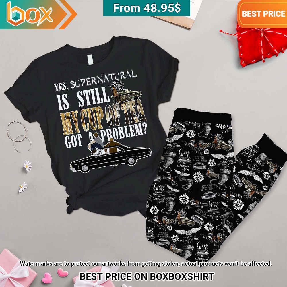 yes supernatural is still my cup of tea go a problem pajamas set 1 345.jpg