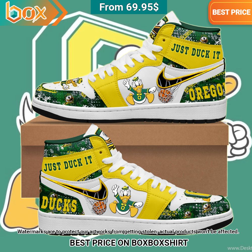 Oregon Ducks Just Duck It Air Jordan 1 Trending picture dear