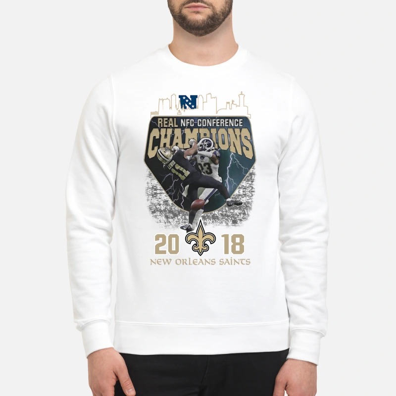 Real NFC Conference champions 2018 Saints sweatshirt