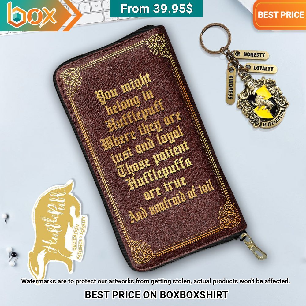 Harry Potter Hufflepuff Loyalty Zipper Wallet You tried editing this time?