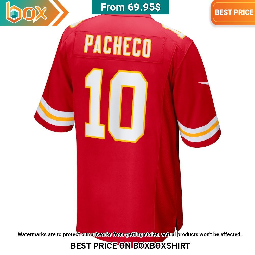Isiah Pacheco Kansas City Chiefs Nike Super Bowl LVIII Game Red Football Jersey 4