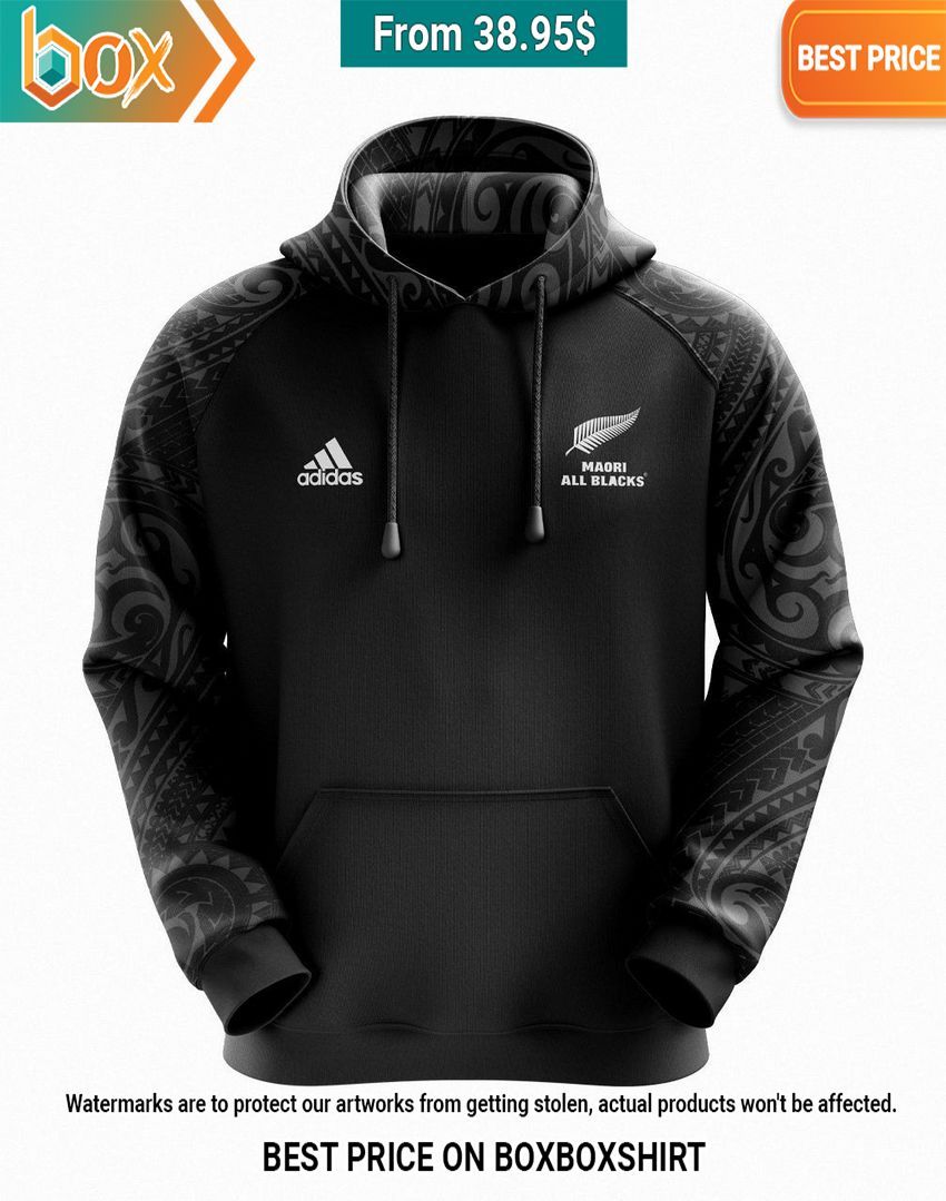 Māori All Blacks Hoodie Nice Pic