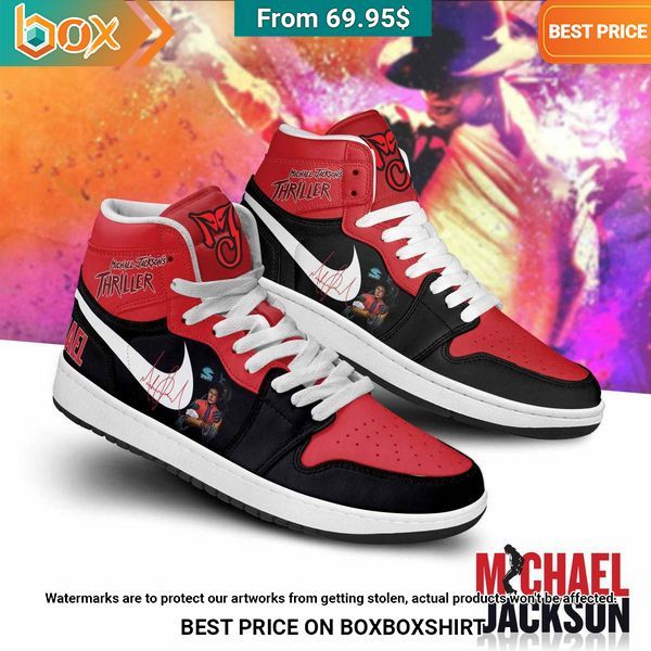 Michael Jackson Thriller Album Air Jordan 1 Nice bread, I like it