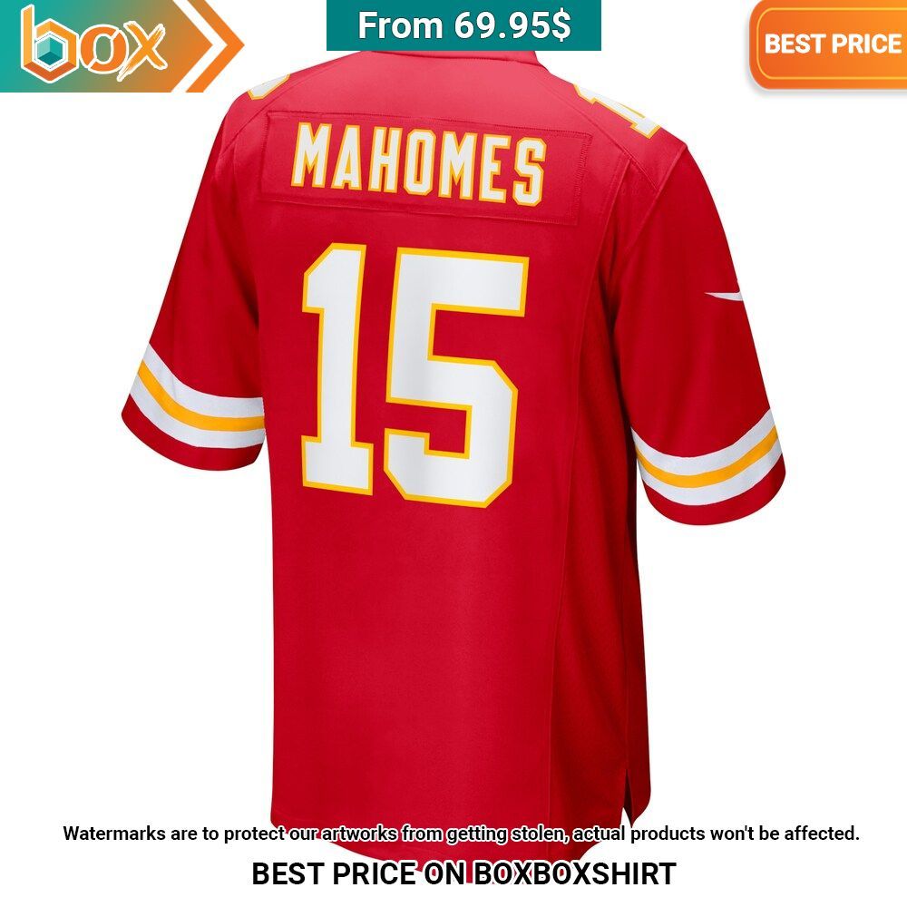 Patrick Mahomes Kansas City Chiefs Nike Super Bowl LVIII Game Red Football Jersey 12